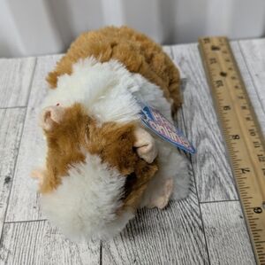 Ty Fluffball Plush Guinea Pig - White and Brown